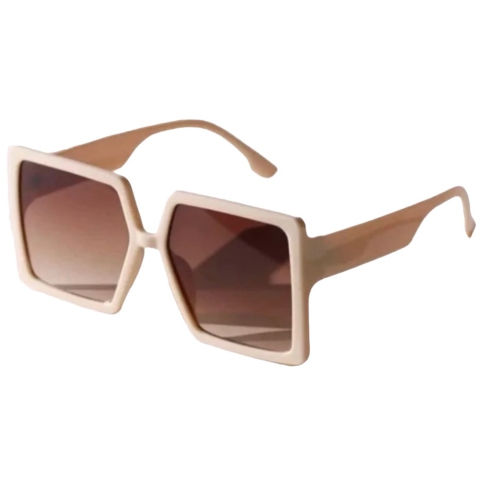 Shein Square frame sunglasses for women w/ case